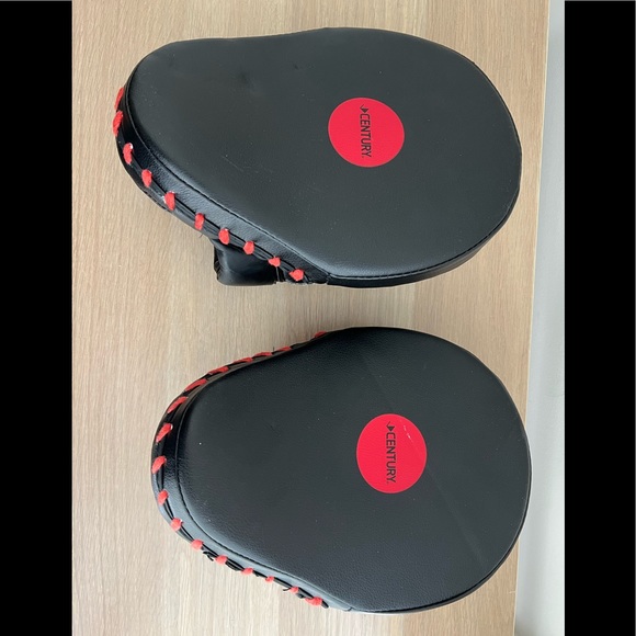 {Century} Neoprene Boxing Bag Gloves w/ Training Mitts - Picture 9 of 12